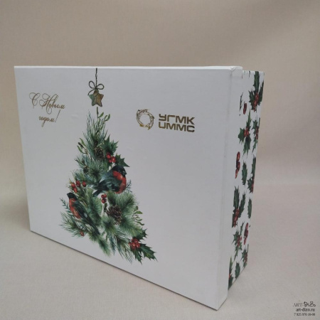  Фотография двухъярусная коробка 38×30×12 см для подарка